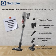 Electrolux EP71AB14UG 700 Serisi Animal Ultra Hafif  ve Güçlü 10 Yıl Motor Garantili Kablosuz Süpürge