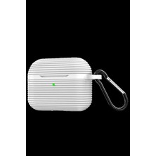 Pileli Store Newface Airpods Pro 3 (3.nesil) Raven Silikon Kılıf - Beyaz