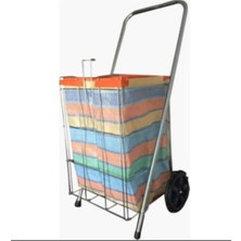 Abnturk Jumbo Kalın Telli Çelik Teker Pazar Arabası