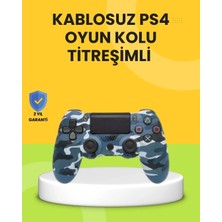 Uslucan Alışveriş Ps4 Uyumlu Kablosuz Oyun Kolu Ergonomik Çift Titreşimli