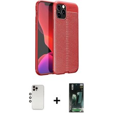 DS LLC Ieg™ iPhone 12 Pro Kılıf Doruk Klasik Özel Seri - Şeffaf 360 Full Body Arka Koruyucu + Gökku�