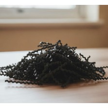 Esila Kağıtçılık Antrasit / Mat Siyah Z Zigzag Kırpık Kağıt 1 kg Hediye Kutu Dolgu Süsleme