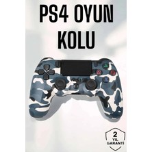 Uslucan Alışveriş Ps4 Oyun Kolu Kamuflaj Desenli Joystick