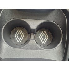 YSN Sounds Renault Araç Bardaklık Altlığı , Renault Şişe ve Bardak Altlığı, Renault Logolu Oto Bardaklık Altlığı