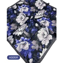 Çiçek Desen Soft Pamuk Eşarp