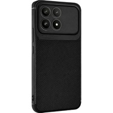 Novis Liora Newface Xiaomi Poco F8 Pro Auto Focus Karbon Kapak - Siyah