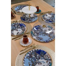 Glore Sartre Cobalt 18PRÇ Servis Tea Time