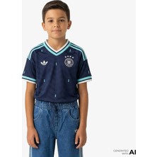Adidas Dfb A Jsy Y Çocuk Mavi Forma.-
