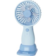 Mi7a El Tipi Mini Fan Şarjlı Vantilatör (3 Kademeli Hız Ayarı)