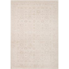 Kyoto 02 Beige Cream Klasik Desenlere Sahip Sık Dokuma Yüksek Kalite Oturma Odası Salon Halısı