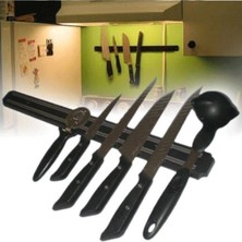 PremiumPort Mıknatıslı Bıçak Askısı 55 Cm, Güçlü ve Şık Bıçak Tutucu Stand