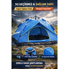 Munico 5-6 Kişilik Otomatik Kamp Çadırı Outdoor Kullanım Su Geçirmez Dayanıklı Seyahat Çadırı Kamp Çadırı
