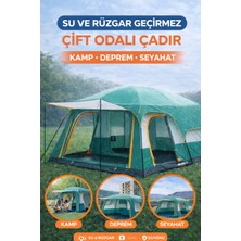 Munico Su ve Rüzgar Geçirmez Çift Odalı Çadır ile Her Mevsimde Rahat, Dayanıklı ve Konforlu Alan
