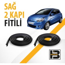 B&M Kauçuk Mitsubishi Spacestar (2013-2018) Sağ Ön ve Arka Kapı Fitili BM00063