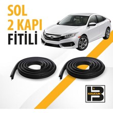 B&M Kauçuk Honda Civic (2018-2022) Sol Ön ve Arka Kapı Fitili BM00031