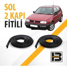 B&M Kauçuk Volkswagen Golf 3.nesil Sol Ön ve Arka Kapı Fitili BM00009