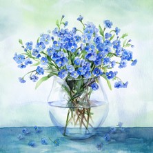Ti-Flair Forget Me Not Desenli Kağıt Peçete