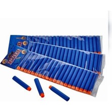 Abnturk 20 Adet Yumuşak Sünger Mermi Nerf Tipi Oyuncak Silahlara Uyumlu Mermi Sünger Atan Tabanca Yedek