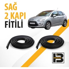 B&M Kauçuk Citroen C3 (2.nesil) Sağ Ön ve Arka Kapı Fitili BM00475
