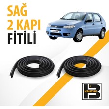 B&M Kauçuk Fiat Palio (2.nesil) Sağ Ön ve Arka Kapı Fitili BM00360