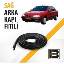 B&M Kauçuk Citroen Xsara (1997-2001) Sağ Arka Kapı Fitili BM00437