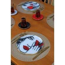 Glore Red Lady 18PRÇ Servis Tea Time