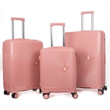 U.S. Polo Assn. Ultra Hafif Kırılmaz Polipropilen 3 Lü Valiz Seti