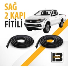 B&M Kauçuk Fiat Fullback Sağ Ön ve Arka Kapı Fitili BM00193