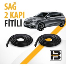 B&M Kauçuk Fiat Egea Hatchback Sağ Ön ve Arka Kapı Fitili BM00291