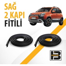 B&M Kauçuk Fiat Panda Cross (2012-2025) Sağ Ön ve Arka Kapı Fitili BM00150