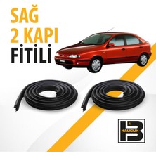 B&M Kauçuk Fiat Brava (1995-2001) Sağ Ön ve Arka Kapı Fitili BM00203