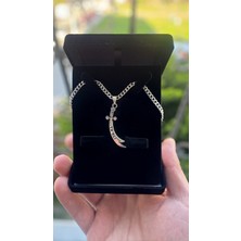 PremiumPort 925 Ayar Gümüş Erkek Kolye Zülfikar Kılıcı Tasarımı