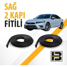 B&M Kauçuk Honda Civic (2022-2025) Sağ Ön ve Arka Kapı Fitili BM00019