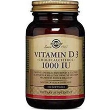 Solgar Vitamin D3 1000 Iu 100 Tablet