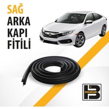 B&M Kauçuk Honda Civic (2018-2022) Sağ Arka Kapı Fitili BM00036