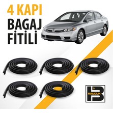 B&M Kauçuk Honda Civic (2011-2017) 4 Kapı + Bagaj Fitili BM00039
