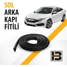 B&M Kauçuk Honda Civic (2018-2022) Sol Arka Kapı Fitili BM00035
