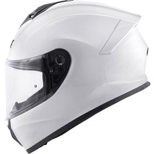 Givi 50.x Beyaz Full Face Motosiklet Kaskı L Beden Polikarbon Dış Kabuk ile Güvenli Sürüş İçin