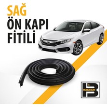 B&M Kauçuk Honda Civic (2018-2022) Sağ Ön Kapı Fitili BM00038