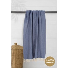 Ellia Soft Plaj Soft %100 Pamuk Peştemal Plaj ve Banyo Havlusu Hafif Nefes Alan Lüks Dokuma 100X185 cm