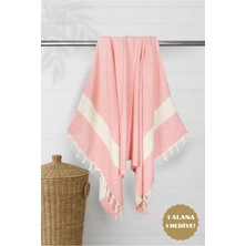 Ellia Soft Laodicea Soft %100 Pamuk Peştemal Plaj Havlusu Banyo Havlusu Hafif Nefes Alan Lüks Peştemal