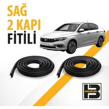 B&M Kauçuk Fiat Egea Sedan Sağ Ön ve Arka Kapı Fitili BM00313