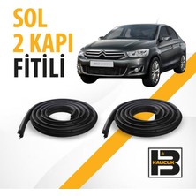 B&M Kauçuk Citroen C-Elysee Sol Ön ve Arka Kapı Fitili BM00454