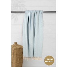 Ellia Soft Plaj Soft %100 Pamuk Peştemal Plaj ve Banyo Havlusu Hafif Nefes Alan Lüks Dokuma 100X185 cm