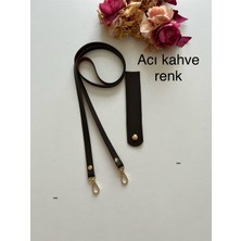 ZG Hobi Aksesuar Örgü Çantalar Için Suni Deriden Çıt Kapak ve Askı Kiti