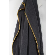 Ellia Soft Foggy Tek Kişilik Wellsoft Peluş Tv Battaniyesi Çoban Dikişli Turkuaz 120X170 cm