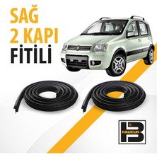 B&M Kauçuk Fiat Panda (2003-2011) Sağ Ön ve Arka Kapı Fitili BM00172