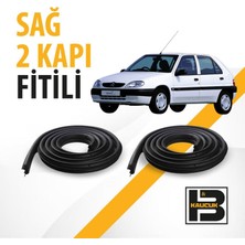 B&M Kauçuk Citroen Saxo Sağ Ön ve Arka Kapı Fitili BM00409