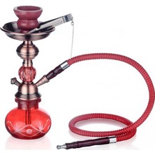 Akinco Küçük Boy Taşınabilir Nargile Takımı - Kırmızı