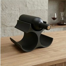 Modern Dekoratif 3'lü Şaraplık Sunum Standı